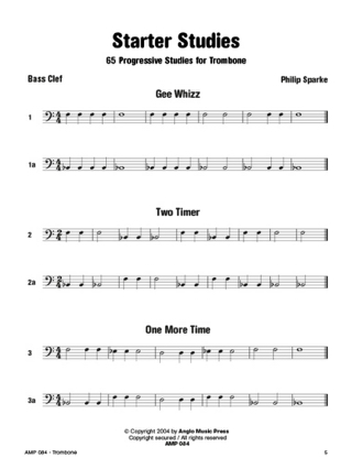 Starter studies - Philip Sparke - Partition - Trombone